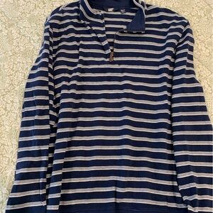 Mens Lands End 2XLT Quarter Zip